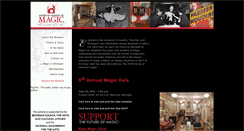 Desktop Screenshot of americanmuseumofmagic.net